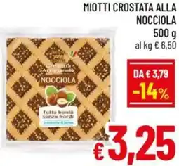 A&O Miotti crostata alla nocciola offerta