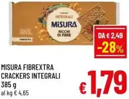 A&O Misura fibrextra crackers integrali offerta