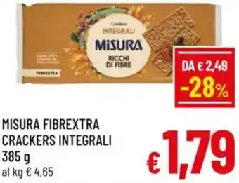 A&O Misura fibrextra crackers integrali offerta