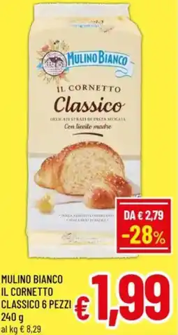 A&O Mulino bianco il cornetto classico 6 pezzi offerta