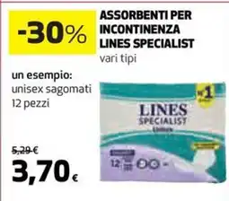 Coop Assorbenti per incontinenza LINES SPECIALIST offerta