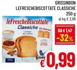 A&O Grissinbon lefreschebiscottate classiche offerta