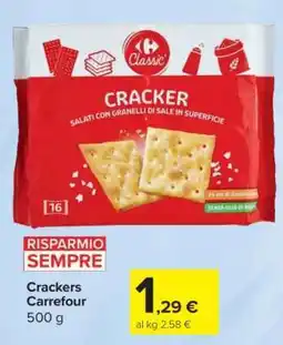 Carrefour Crackers Carrefour offerta