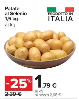 Carrefour Patate al Selenio offerta