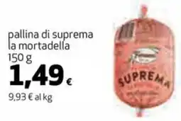 Coop pallina di suprema la mortadella offerta