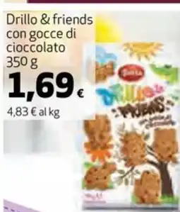 Coop Drillo & friends con gocce di cioccolato offerta
