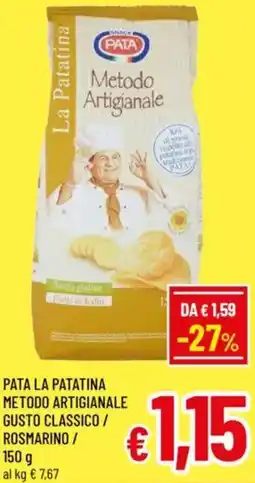 A&O Pata la patatina metodo artigianale gusto classico / rosmarino offerta