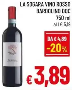 A&O La sogara vino rosso bardolino doc offerta