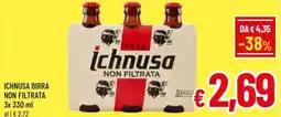 A&O Ichnusa birra non filtrata offerta