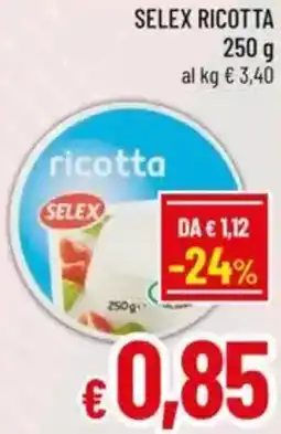 A&O Selex ricotta offerta