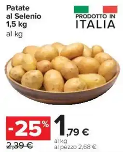 Carrefour Express Patate al Selenio offerta