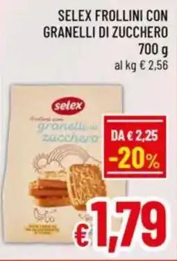 A&O Selex frollini con granelli di zucchero offerta