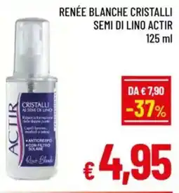A&O Renée blanche cristalli semi di lino actir offerta