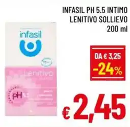 A&O Infasil ph 5.5 intimo lenitivo sollievo offerta