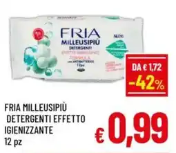 A&O Fria milleusipiù detergenti effetto igienizzante 12 pz offerta