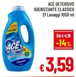A&O Ace detersivo igienizzante classico offerta