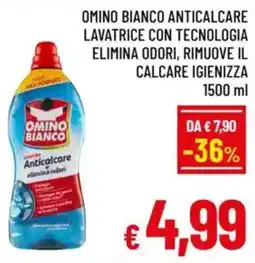 A&O Omino bianco anticalcare lavatrice con tecnologia elimina odori, rimuove il calcare igienizza offerta