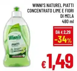 A&O Winni's naturel piatti concentrato lime e fiori di mela offerta