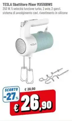 A&O TESLA Sbattitore Mixer MX510BWS offerta