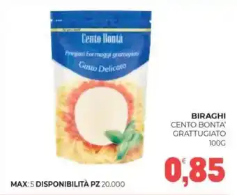 Eté Biraghi cento bonta' grattugiato offerta