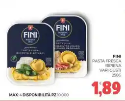 Eté Fini pasta fresca ripiena vari gusti offerta