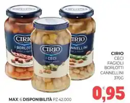 Eté Cirio ceci fagioli borlotti cannellini offerta