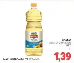 Eté Basso olio di girasole pet offerta