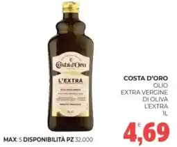 Eté Costa d'oro olio extra vergine di oliva l'extra offerta