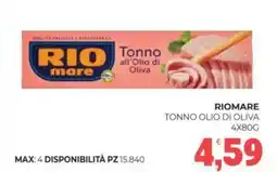 Eté Riomare tonno olio di oliva offerta