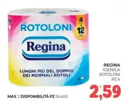 Eté Regina igienica rotoloni pz.4 offerta