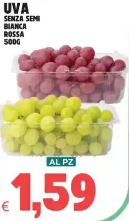 Eté Uva senza semi bianca rossa offerta