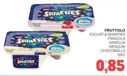 Eté Fruttolo yogurt & smarties fragola vaniglia nesquik chocoballs offerta