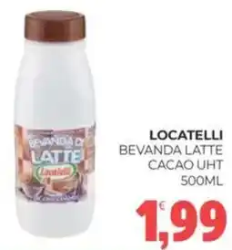 Eté Locatelli bevanda latte cacao UHT offerta