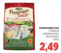 Eté Parmareggio 5 snack parmigiano reggiano offerta