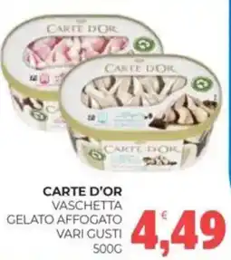 Eté Carte d'or vaschetta gelato affogato vari gusti offerta