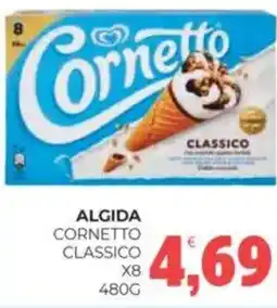 Eté Algida cornetto classico x8 offerta