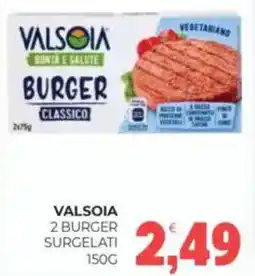 Eté Valsoia 2 burger surgelati offerta