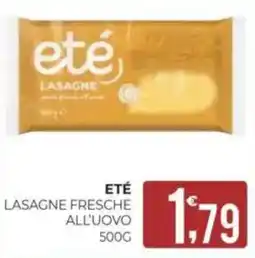 Eté Eté lasagne fresche all'uovo offerta