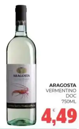 Eté Aragosta vermentino DOC offerta