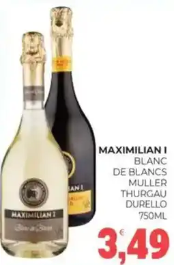 Eté Maximilian i blanc de blancs muller thurgau durello offerta