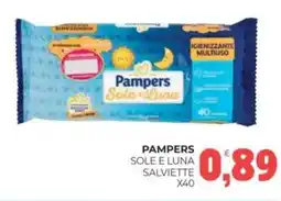 Eté Pampers sole e luna salviette x40 offerta