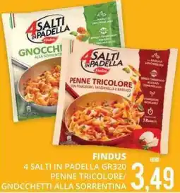 Mazzeo Giocattoli Findus 4 salti in padella-penne tricolore/ gnocchetti alla sorrentina offerta