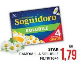 Mazzeo Giocattoli Star camomilla solubile filtri offerta