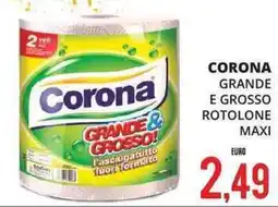 Mazzeo Giocattoli Corona grande e grosso rotolone maxi offerta