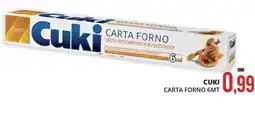 Mazzeo Giocattoli Cuki carta forno 6mt offerta