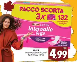Mazzeo Giocattoli Lines intervallo proteggislip 40+4 pacco triplo offerta