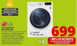 Comet LG ASCIUGATRICE RH10V9AV4W offerta