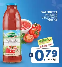 Extra Supermercati Valfrutta passata vellutata offerta