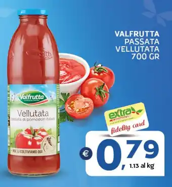 Extra Supermercati Valfrutta passata vellutata offerta