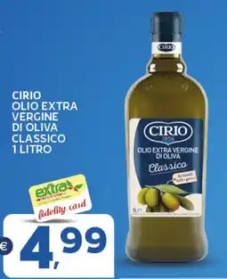 Extra Supermercati Cirio olio extra vergine di oliva classico offerta